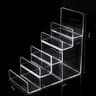 Clear Acrylic Display Risers For Handbags Jewelry Makeup And Purse Storage Rack 4