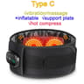 Cordless Inflatable Lumbar Support Belt With Heat And Vibration 3