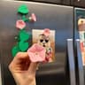 BloomVine 3D Morning Glory Fridge Magnets 2