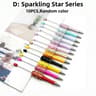 10pcs Colorful Wooden Bead Ballpoint Pen Set For DIY Crafts 2