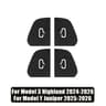 Tesla Model 3 Model Y Door Button Interior Sticker Set 6
