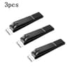 Professional Black Stainless Steel Nail Clippers For Thick Nails 9