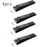 Professional Black Stainless Steel Nail Clippers For Thick Nails 11