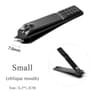 Professional Black Stainless Steel Nail Clippers For Thick Nails 1