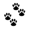 Raised 3D Paw Print Car Stickers For Animal Lovers And Pet Owners 5