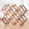 Compact Wooden Wine Rack For Organized Countertop Bottle Storage And Stylish Display 2