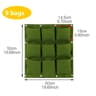 Multi Pocket Wall Hanging Planter Bag For Herbs Flowers And Vertical Gardens 10