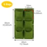Multi Pocket Wall Hanging Planter Bag For Herbs Flowers And Vertical Gardens 8