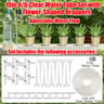 Adjustable Drip Irrigation Kit With 4 By 7mm Hose For Potted Plants 6