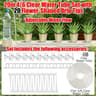 Adjustable Drip Irrigation Kit With 4 By 7mm Hose For Potted Plants 10