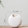 Retro Black And White Wall Mounted Ceramic Planter 2