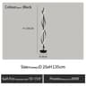 Nordic RGB Spiral Floor Lamp For Modern Luxury Mood Lighting 3