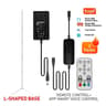 AuraGlow 180CM Smart RGB Corner Floor Lamp 4