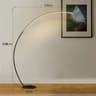 LumiArt Modern RGB Dimmable LED Floor Lamp With Remote Control Design 2