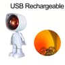 Rechargeable Sunset Projection Lamp For Cozy Bedroom Mood And Decor Lighting 3