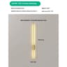 USB Rechargeable LED Wall Lamp With Remote Control And Tricolor Dimming 1
