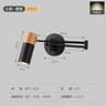 Modern Telescopic Swing Arm Wall Reading Lamp 2