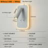 Rotatable LED Wall Reading Light With Type C USB Charging 2