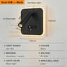 Rotatable LED Wall Reading Light With Type C USB Charging 10