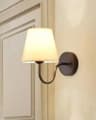 Modern Fabric Wall Sconce Retro E27 Bedside Wall Lamp 1