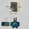 Adjustable LED Bedside Reading Light With USB Charging Port 10