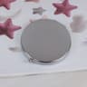 Portable Stainless Steel Pocket Mirror Folding Compact Makeup Travel Beauty Mirror 2