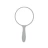 Durable Round Handheld Makeup Mirror Portable Anti Fall Beauty Vanity Mirror 8
