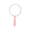 Durable Round Handheld Makeup Mirror Portable Anti Fall Beauty Vanity Mirror 4