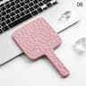 Square Handheld Makeup Mirror Metallic Portable Desktop Travel Beauty Mirror 6
