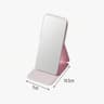 PU Leather Folding Makeup Mirror Portable Compact Travel Vanity Mirror 3