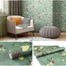 Black And White Floral Peel And Stick Wallpaper Removable Bird Contact Paper 9