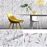 Black And White Floral Peel And Stick Wallpaper Removable Bird Contact Paper 3