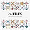 MosaicEase Moroccan Tile Stickers Peel And Stick Tile Stickers Waterproof Vinyl Wall Decals 6