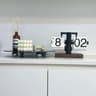 Retro Automatic Flip Desk Clock Large Display Battery Powered Table Clock 8