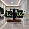 Retro Automatic Flip Desk Clock Large Display Battery Powered Table Clock 9