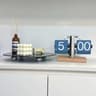 Retro Automatic Flip Desk Clock Large Display Battery Powered Table Clock 13