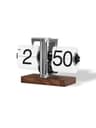Vintage Automatic Flip Down Desk Clock Retro Mechanical Table Clock 2