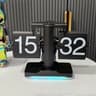 Vintage Automatic Flip Page Desk Clock Battery Powered Retro Table Clock 3