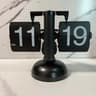 Vintage Automatic Flip Down Desk Clock With Quartz Movement 0