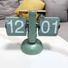 Vintage Automatic Flip Down Desk Clock With Quartz Movement 4