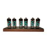 IV11 VFD Tube Clock With LED Backlight And Retro Wood Base 2