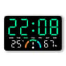 Smart Digital Alarm Clock With Temperature Humidity And Auto Dimming 5