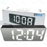 IDEABEL Silent LED Mirror Alarm Clock With Large Digital Display 2