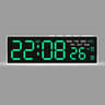 Modern LED Digital Alarm Clock With Dual Alarms And Ambient Light 5