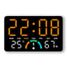 Smart Digital Alarm Clock With Temperature Humidity And Dual Alarms 7