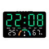 Smart Digital Alarm Clock With Temperature Humidity And Dual Alarms 4