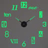Modern 3D DIY Wall Clock Acrylic Mirror Large Wall Decor 6