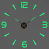 Modern 3D DIY Wall Clock Acrylic Mirror Large Wall Decor 26