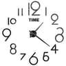 Modern 3D DIY Wall Clock Acrylic Mirror Large Wall Decor 25