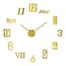 Modern 3D DIY Wall Clock With Acrylic Mirror Finish 4